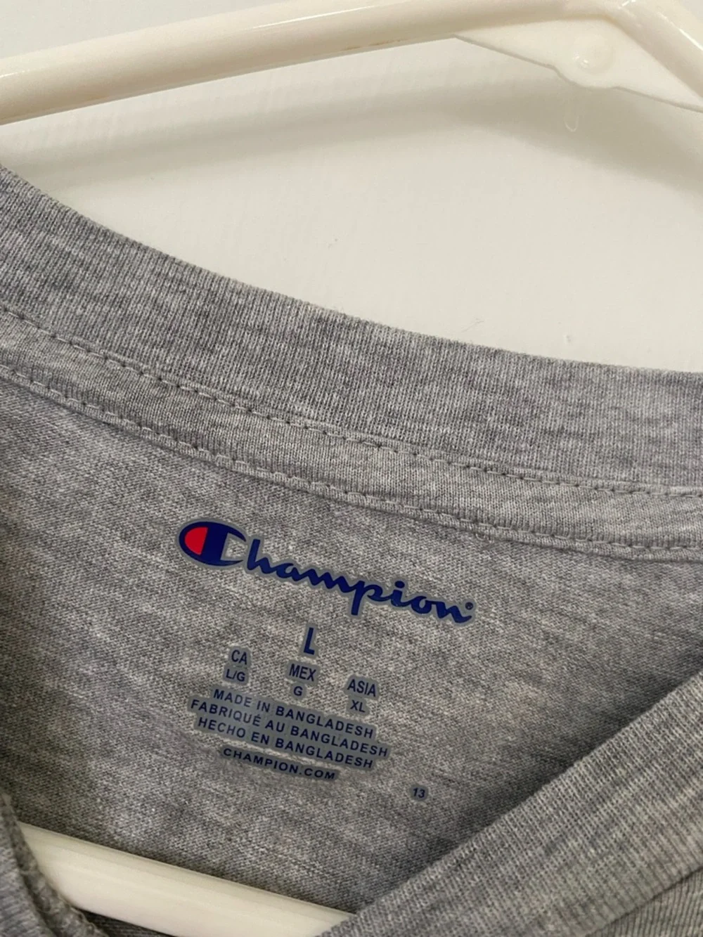Champion Gray T-Shirt with Red Buckeyes Print - Picture 2 of 5